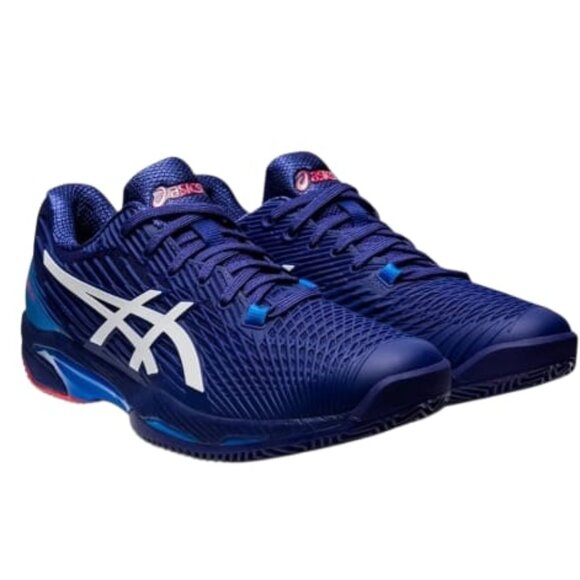 ASICS Men\'s Solution Speed FF 2 Clay Tennis Shoes, Dive Blue/White, Size 14 main image 5